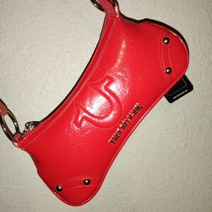 True Religion Bold Red Shoulder Bag